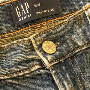 GAP Denim Girlfriend Jeans - Classic Blue